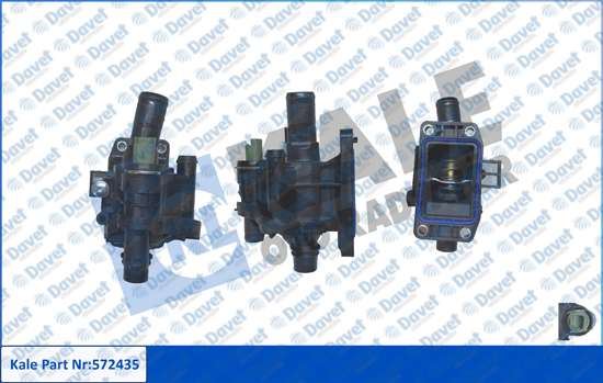 KALE 572435 Termostat 83°C Citroen Berlingo C3 I C4 C4 C5 C5 Ii Grand Xsara Picasso Jumpy Ford Ford C-Max Fiesta V Fiesta Vi Focus C-Max Focus Ii Fusion Peugeot P206 Cc P206 P206 Sw P307 P307 Sw P407 P407 Sw Mazda 2-3